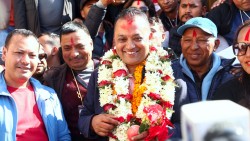 काठमाडौँ-४ मा गगन थापा विजयी